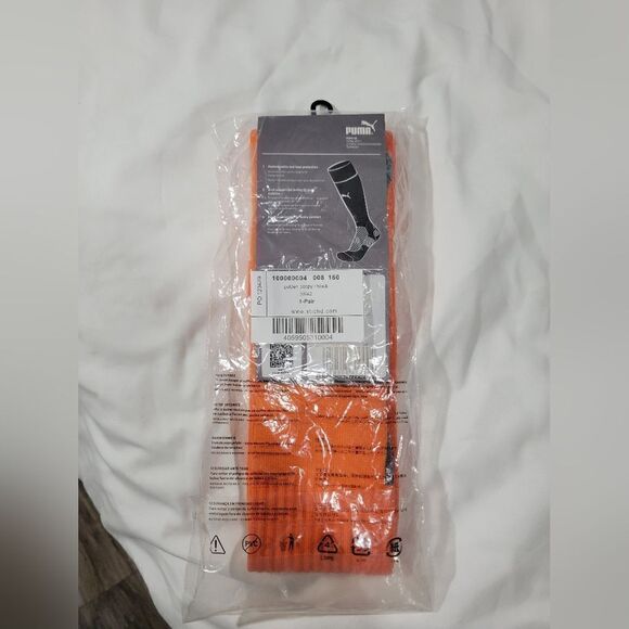 Puma football kneehigh socks size 3 or 7-9 US - Picture 3 of 6